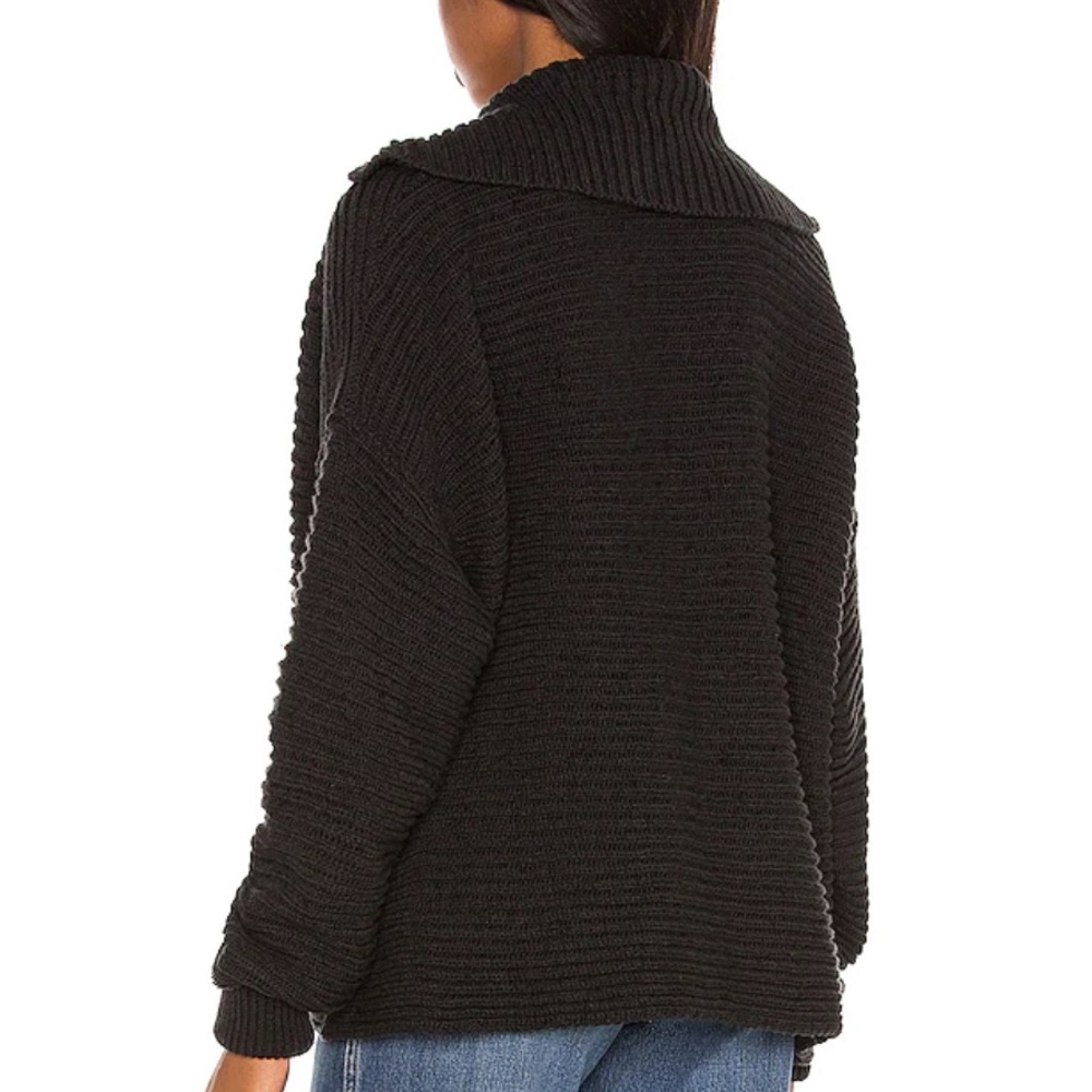 Free People Marlie Pullover Sweater Black - Picture 2 of 7